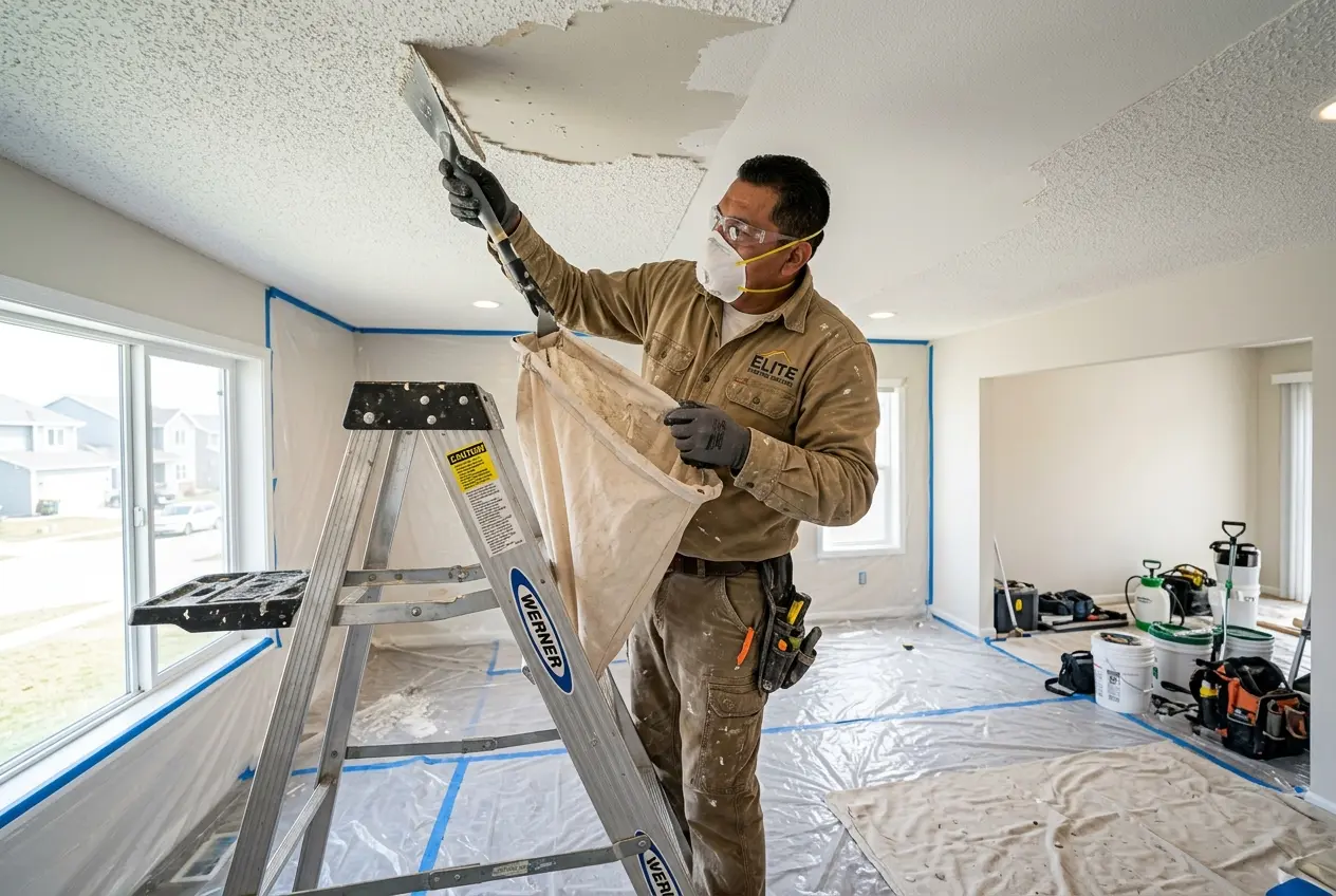 Popcorn Ceiling Removal